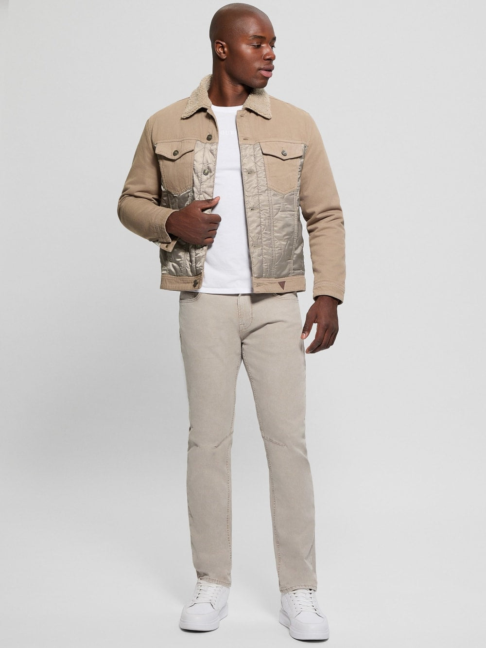 Dean Denim Sherpa Jacket - Guess