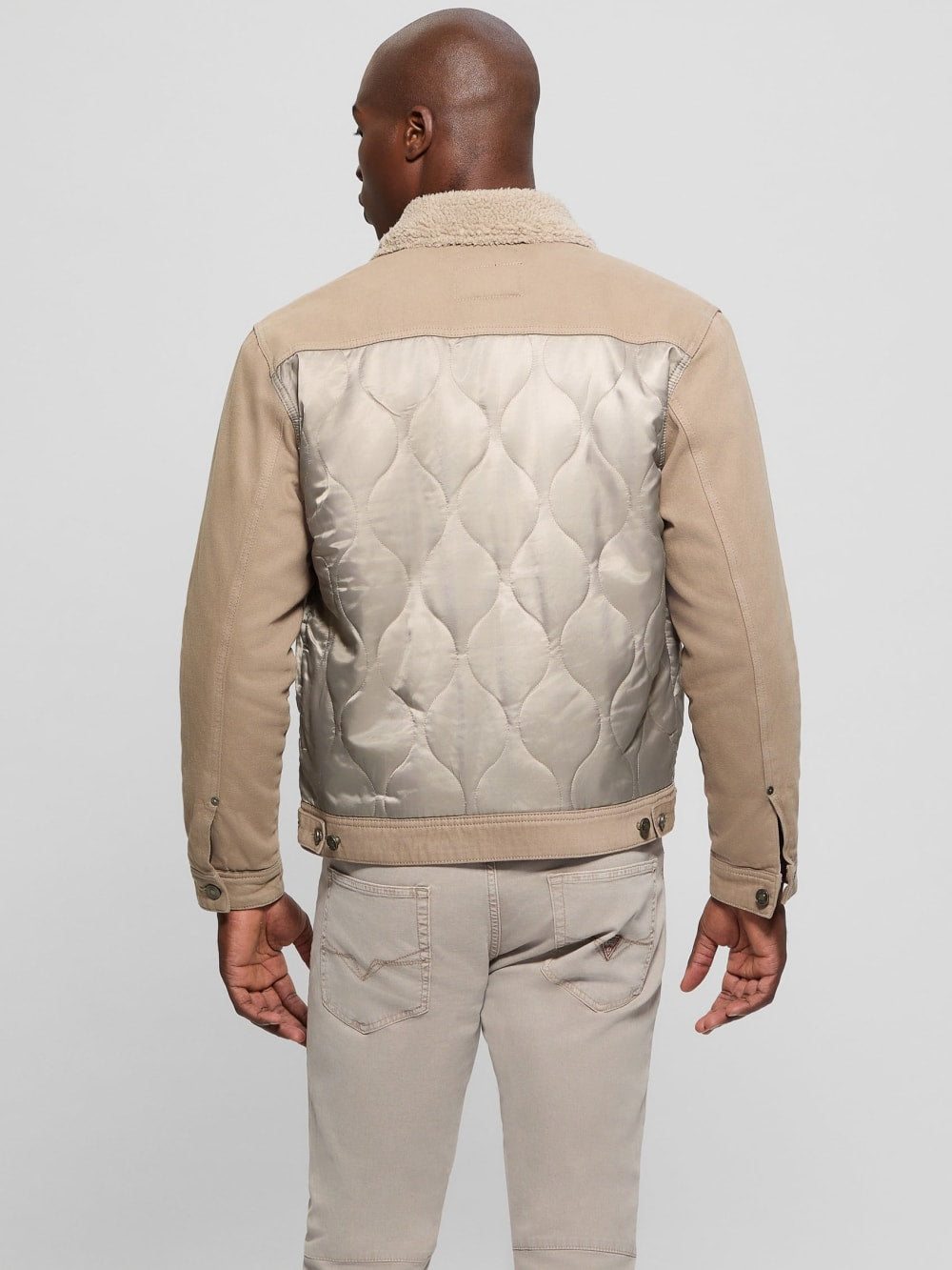 Dean Denim Sherpa Jacket - Guess