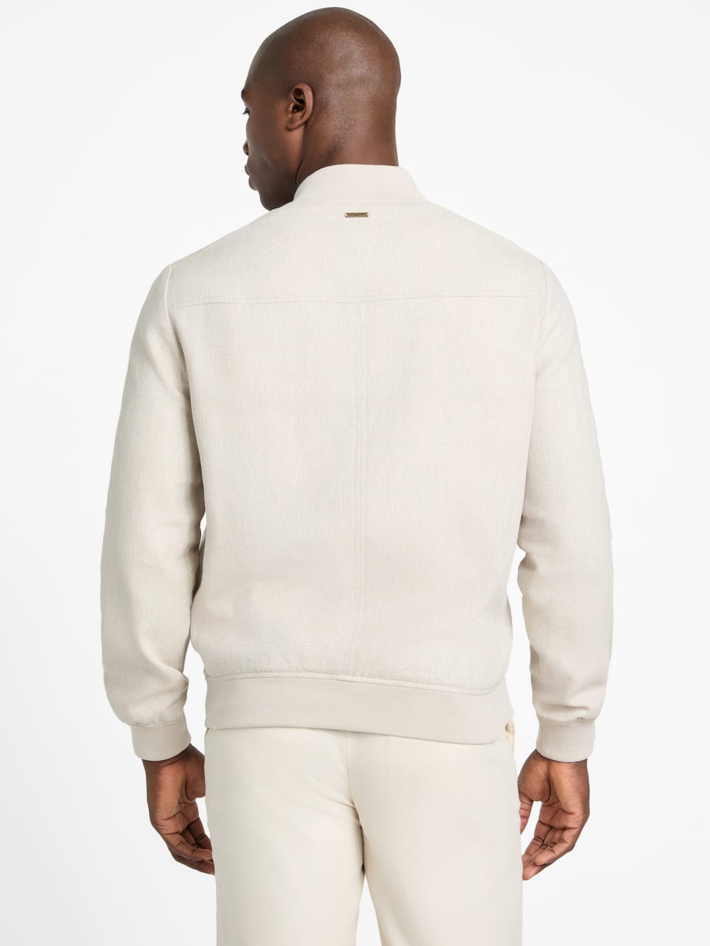 Eco Herringbone Flight Jacket - Guess