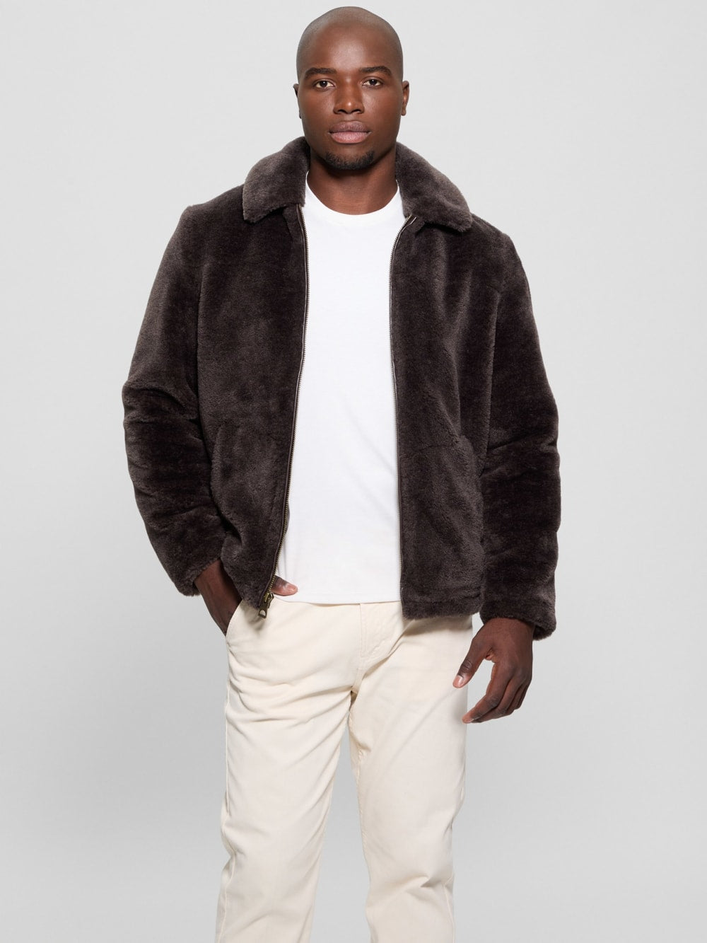 Eco Teddy Sherpa Jacket - Guess