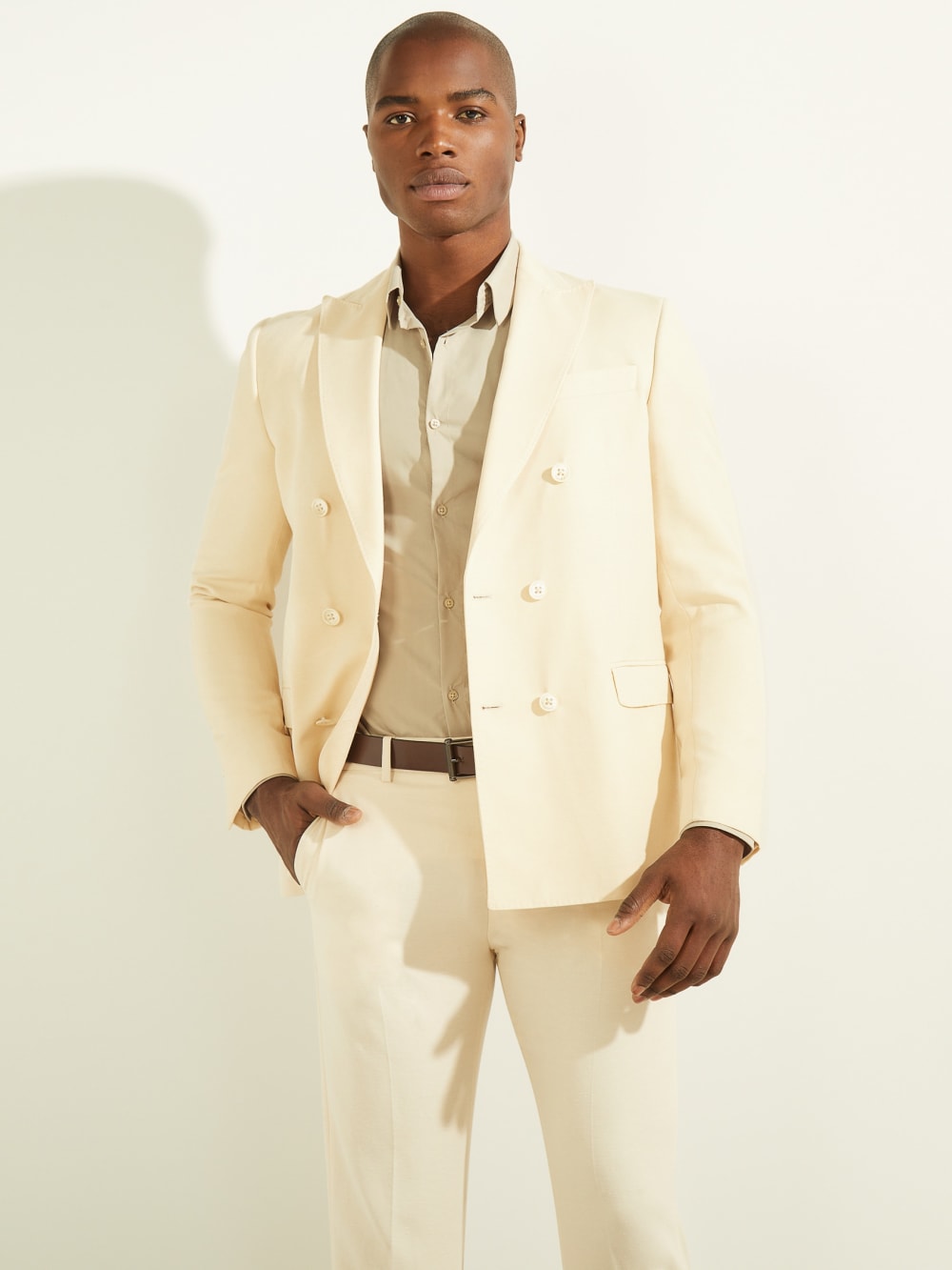 Eco Double Breasted Blazer - Guess
