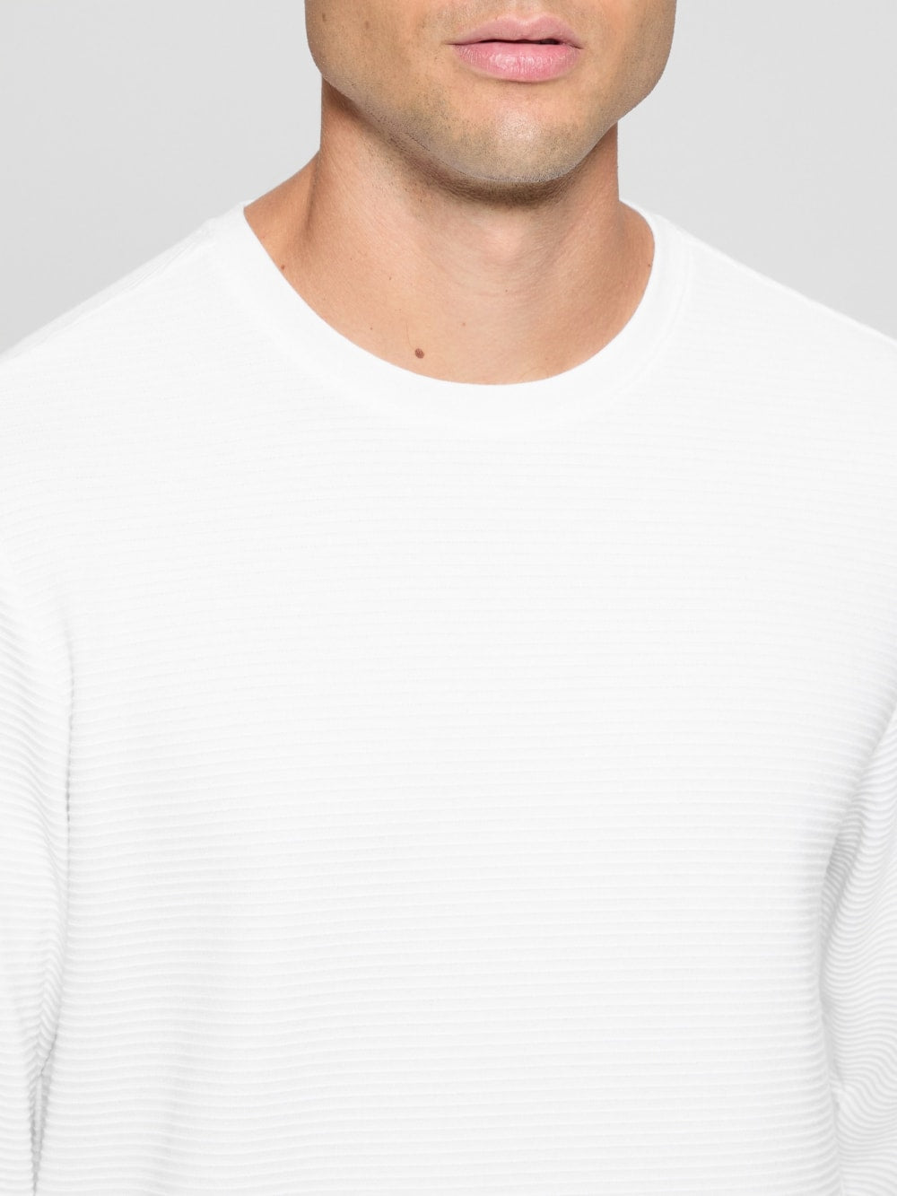 Textured Long-Sleeve Tee - Guess
