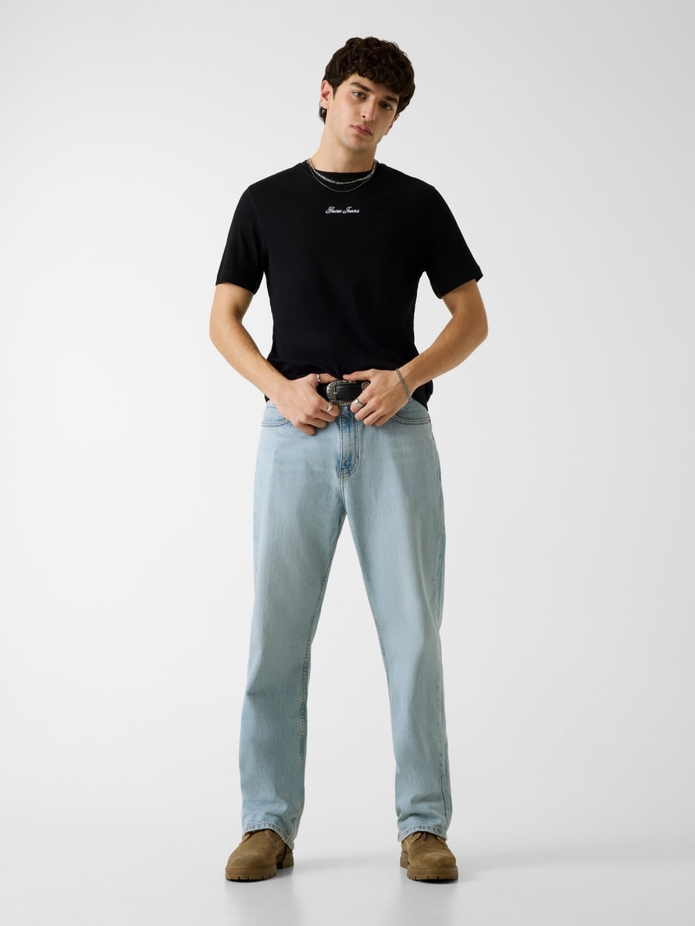 Embroidered logo t-shirt - Guess