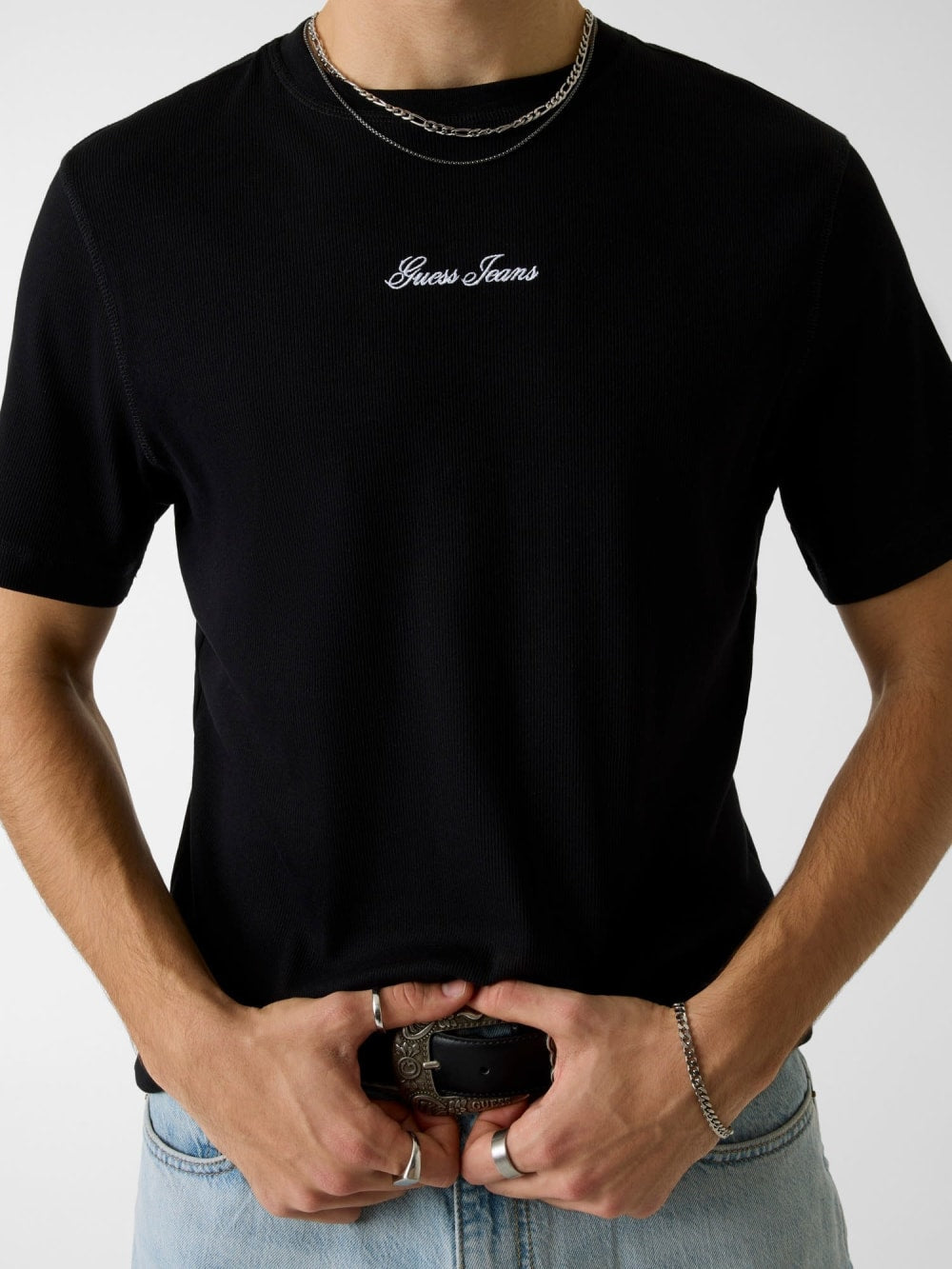 Embroidered logo t-shirt - Guess