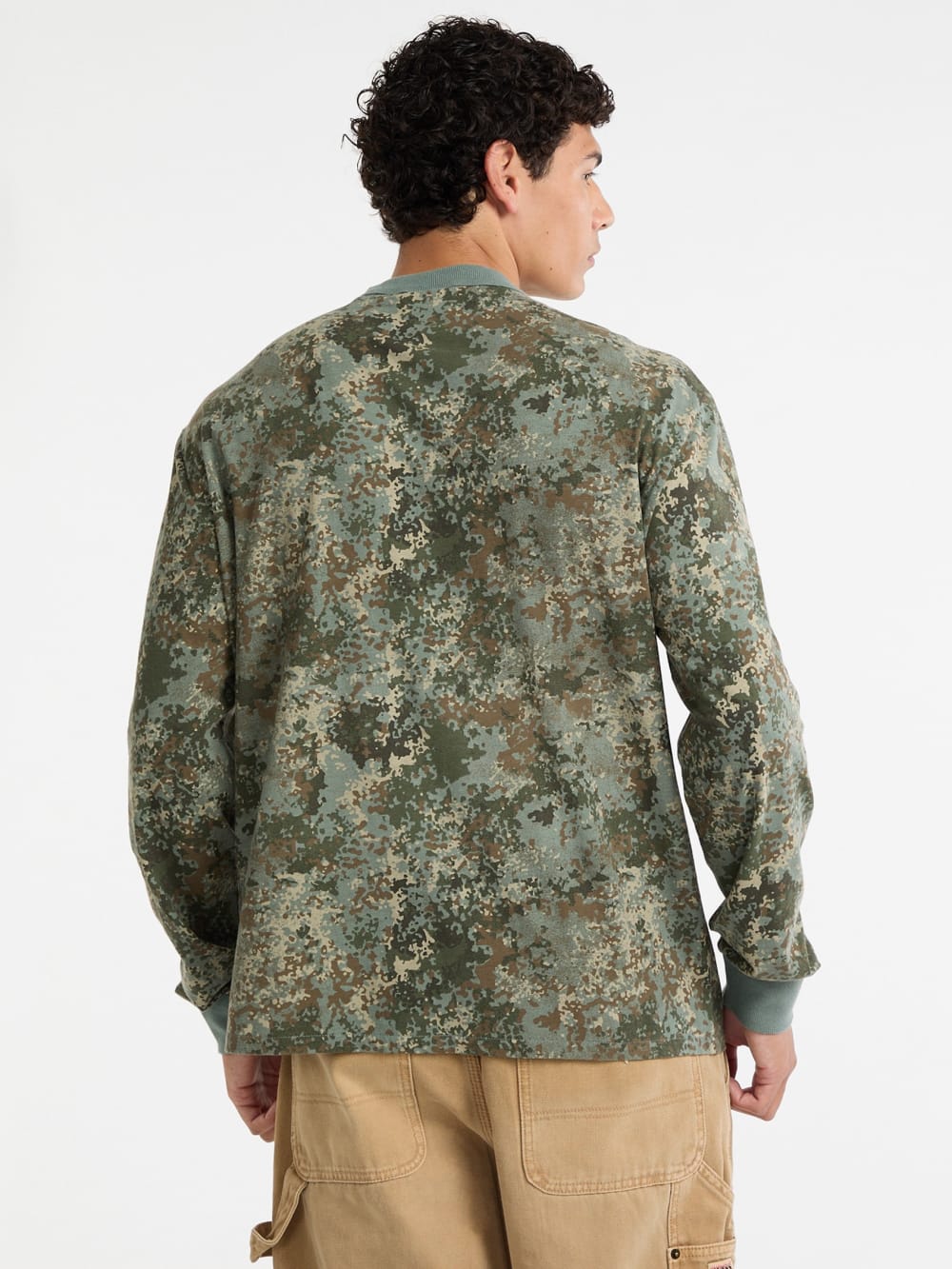GUESS Originals Eco Camo Long-Sleeve Shirt - Guess