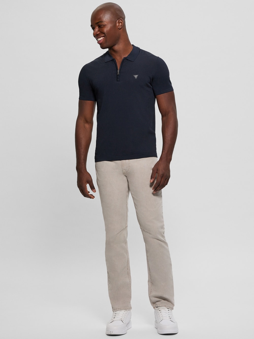 Dane Zip Polo - Guess