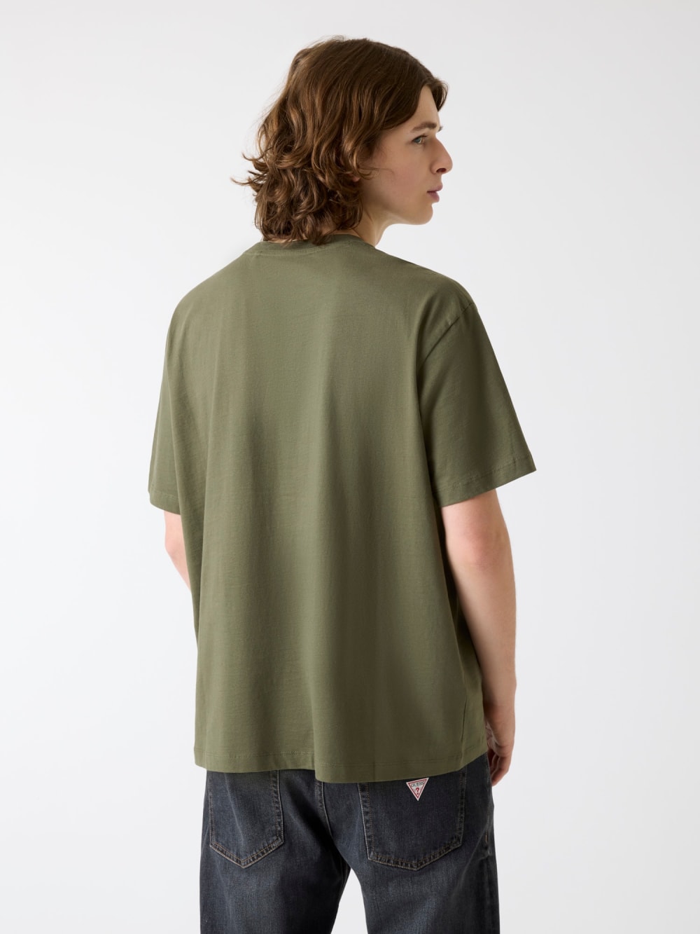 Embroidered Logo Tee - Guess