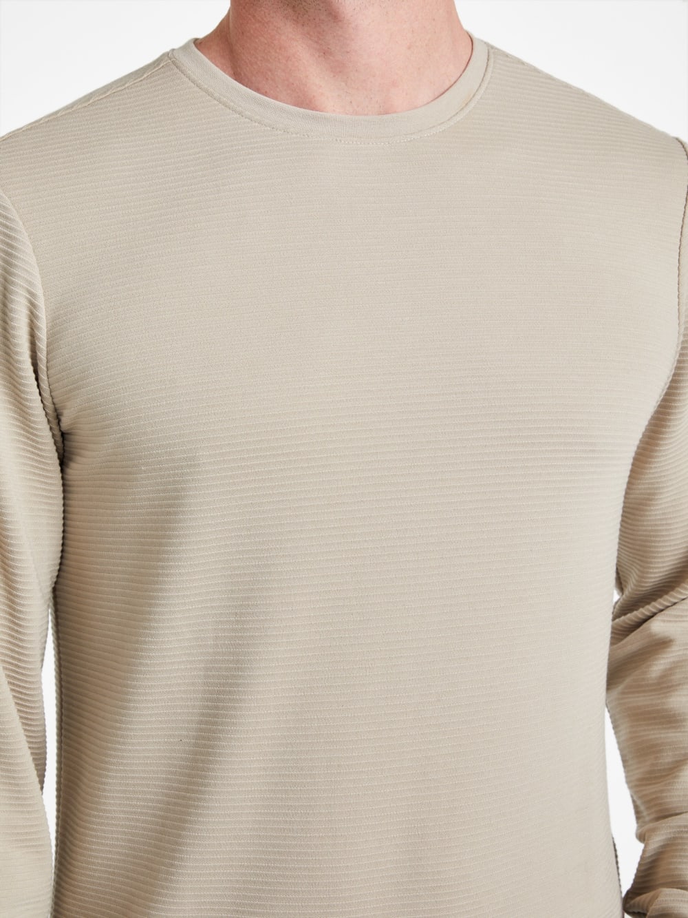 Textured Long-Sleeve Tee - Guess