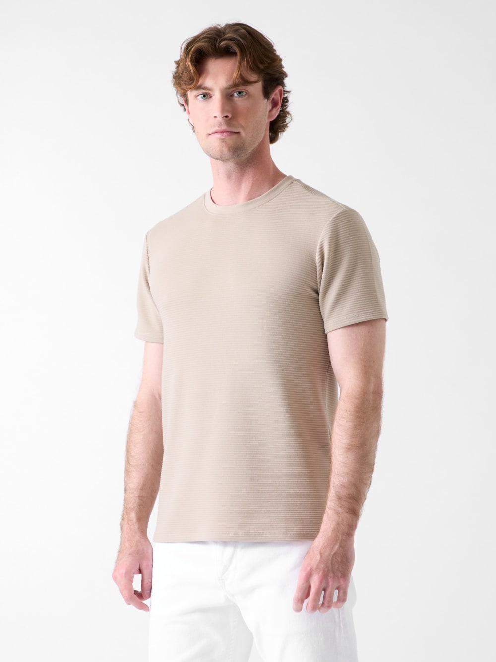 Textured Stripe Tee - Guess