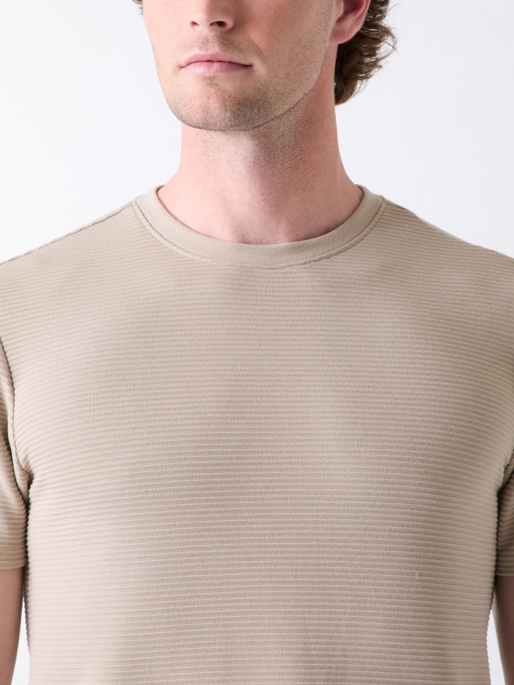 Textured Stripe Tee - Guess