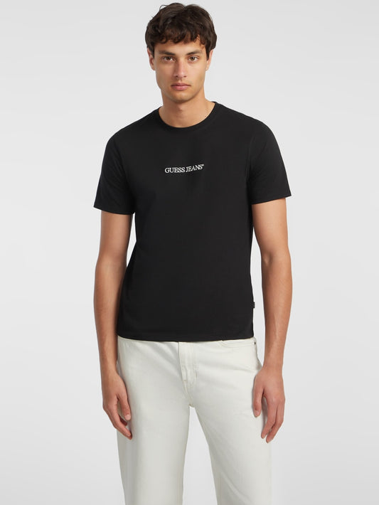 Slim Embroidered Logo Tee - Guess