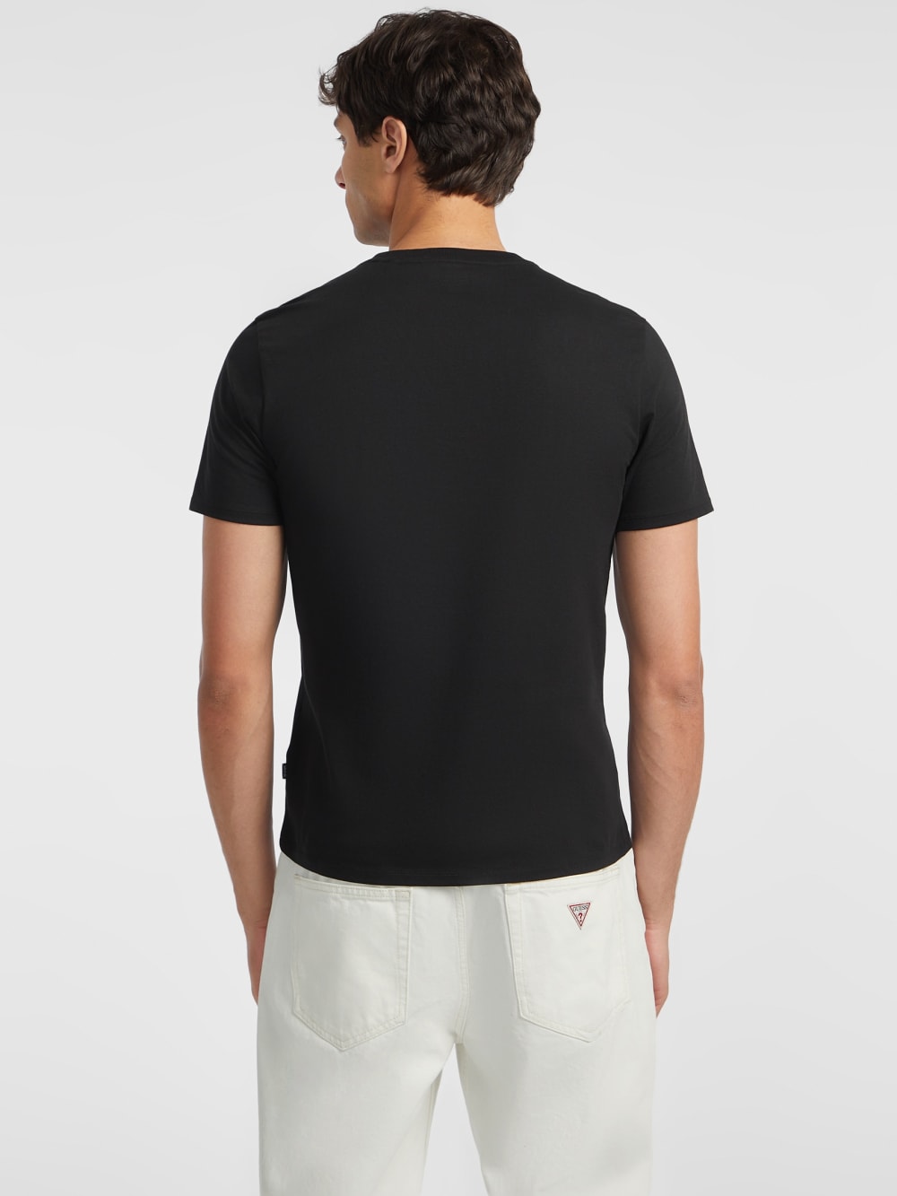 Slim Embroidered Logo Tee - Guess