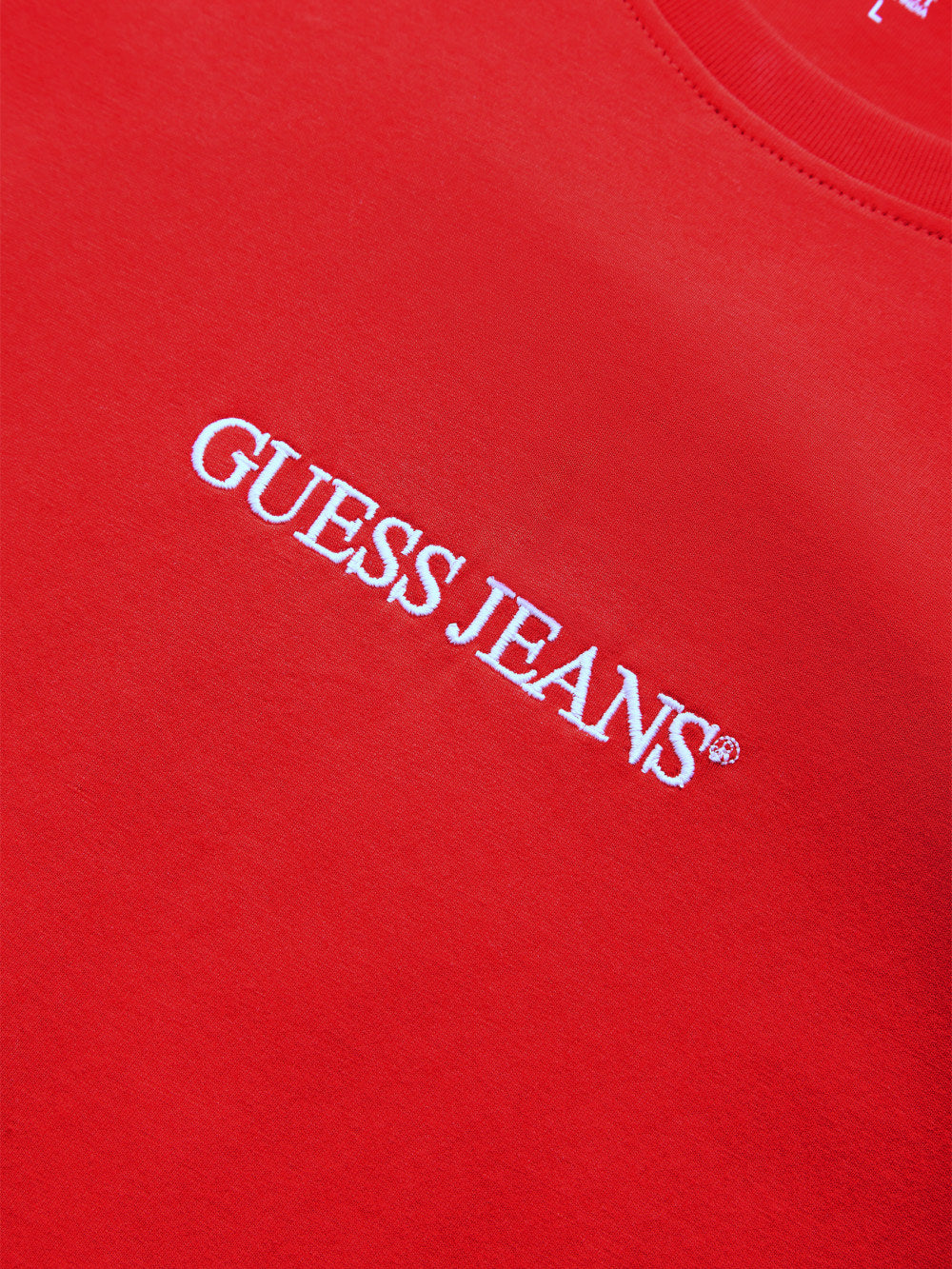Slim Embroidered Logo Tee - Guess