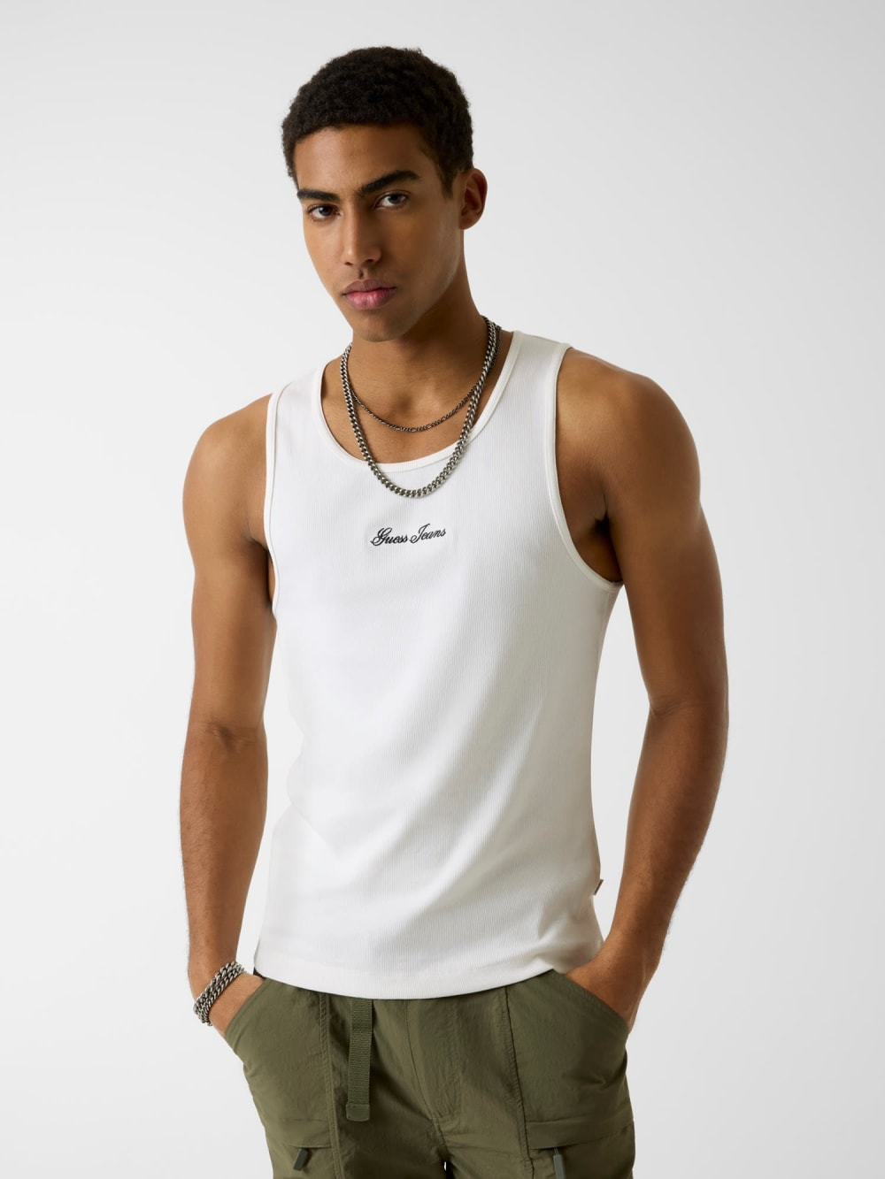 Embroidered tank top - Guess