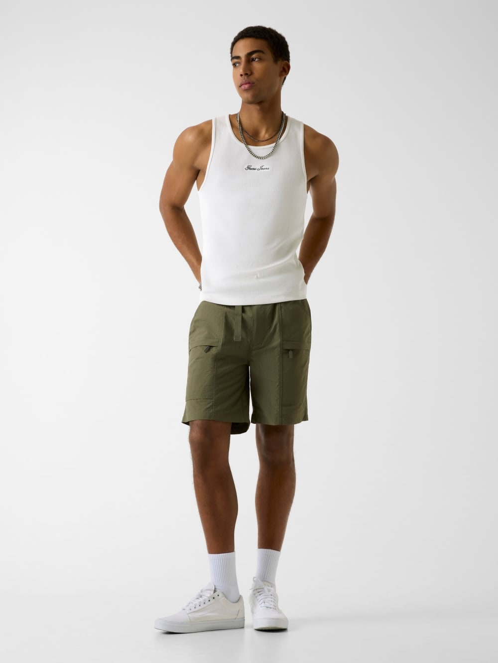 Embroidered tank top - Guess