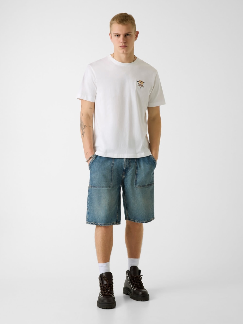 Embroidered logo t-shirt - Guess