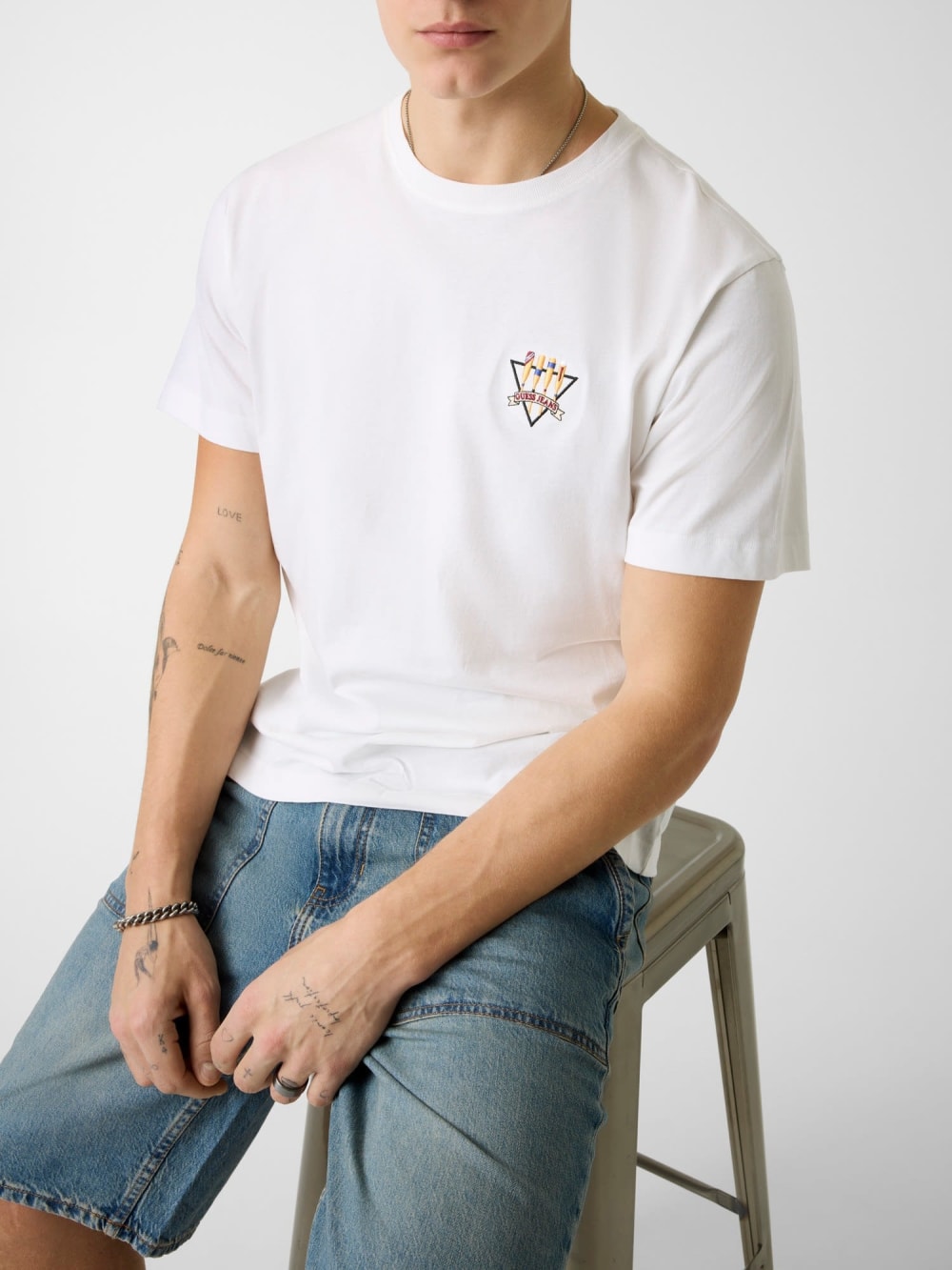 Embroidered logo t-shirt - Guess