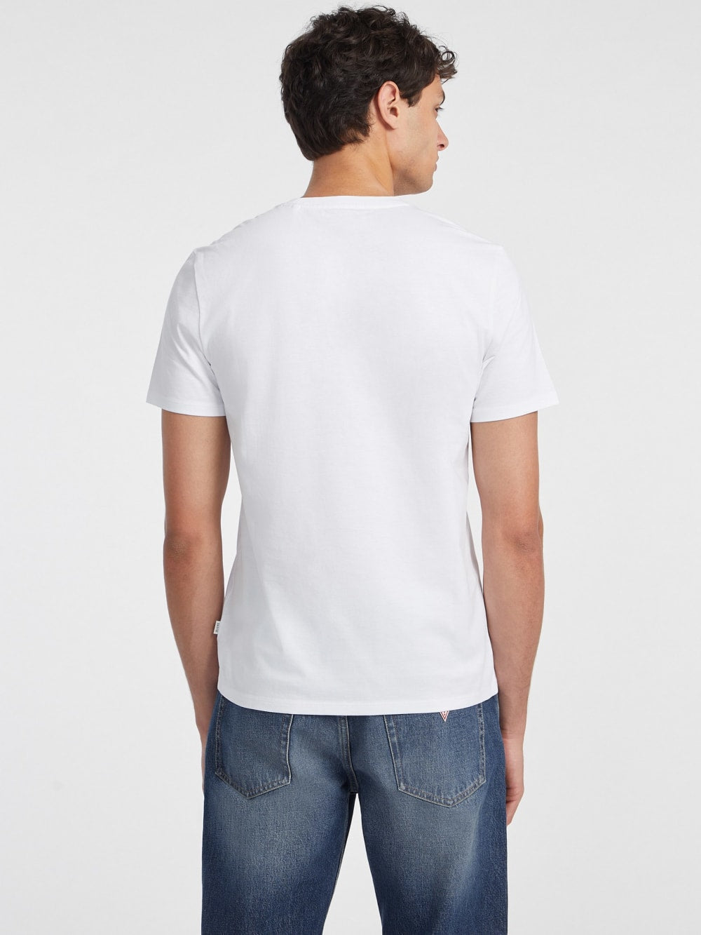 Slim Embroidered Logo Tee - Guess