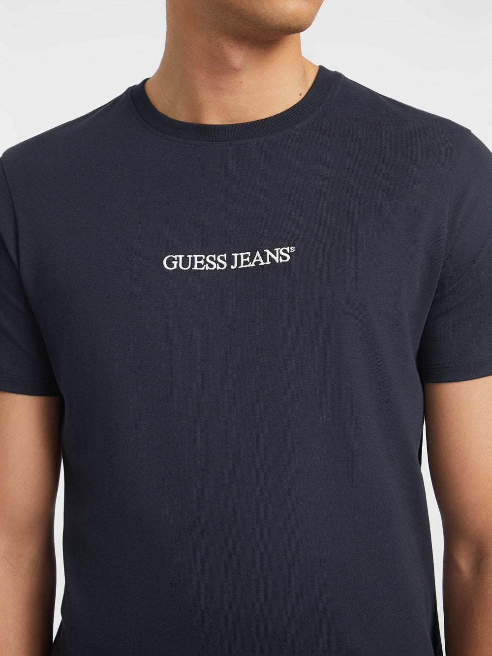 Slim Embroidered Logo Tee - Guess