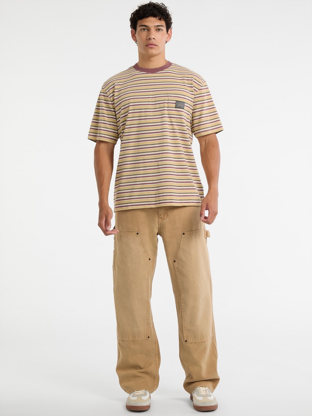 GUESS Originals Eco Horizontal Stripe Pocket Tee - Guess