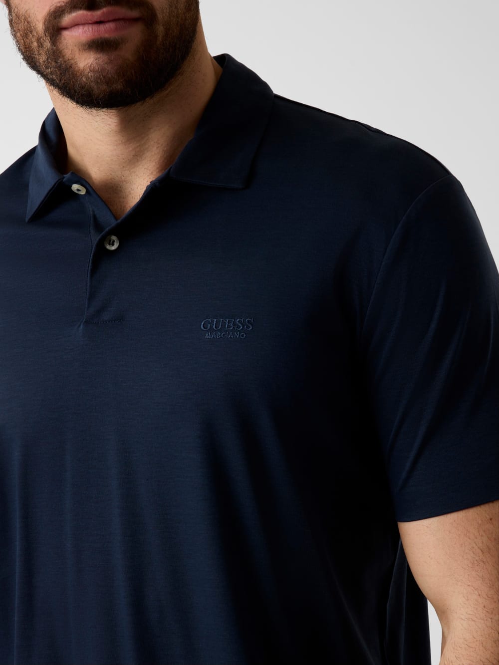 Lyocell blend polo - Guess
