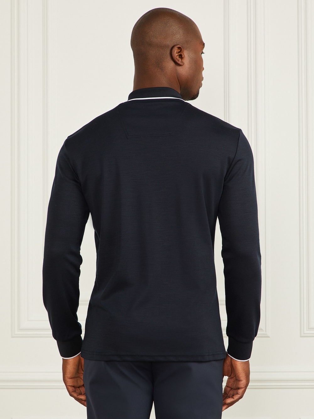 Long-Sleeve Zip Polo - Guess