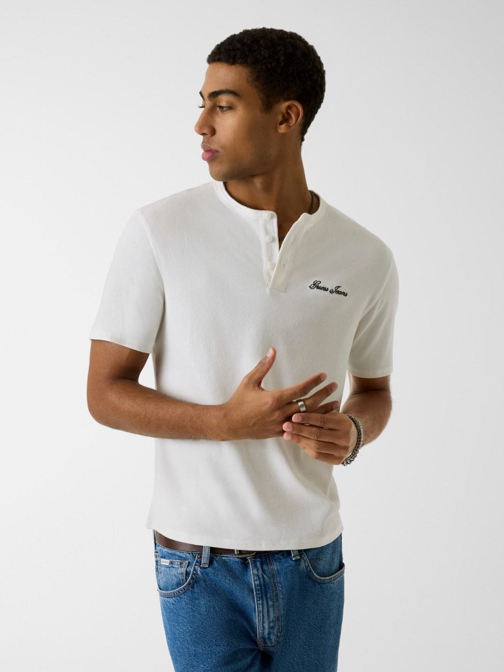 Embroidered logo t-shirt - Guess
