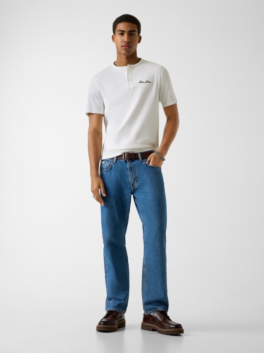 Embroidered logo t-shirt - Guess