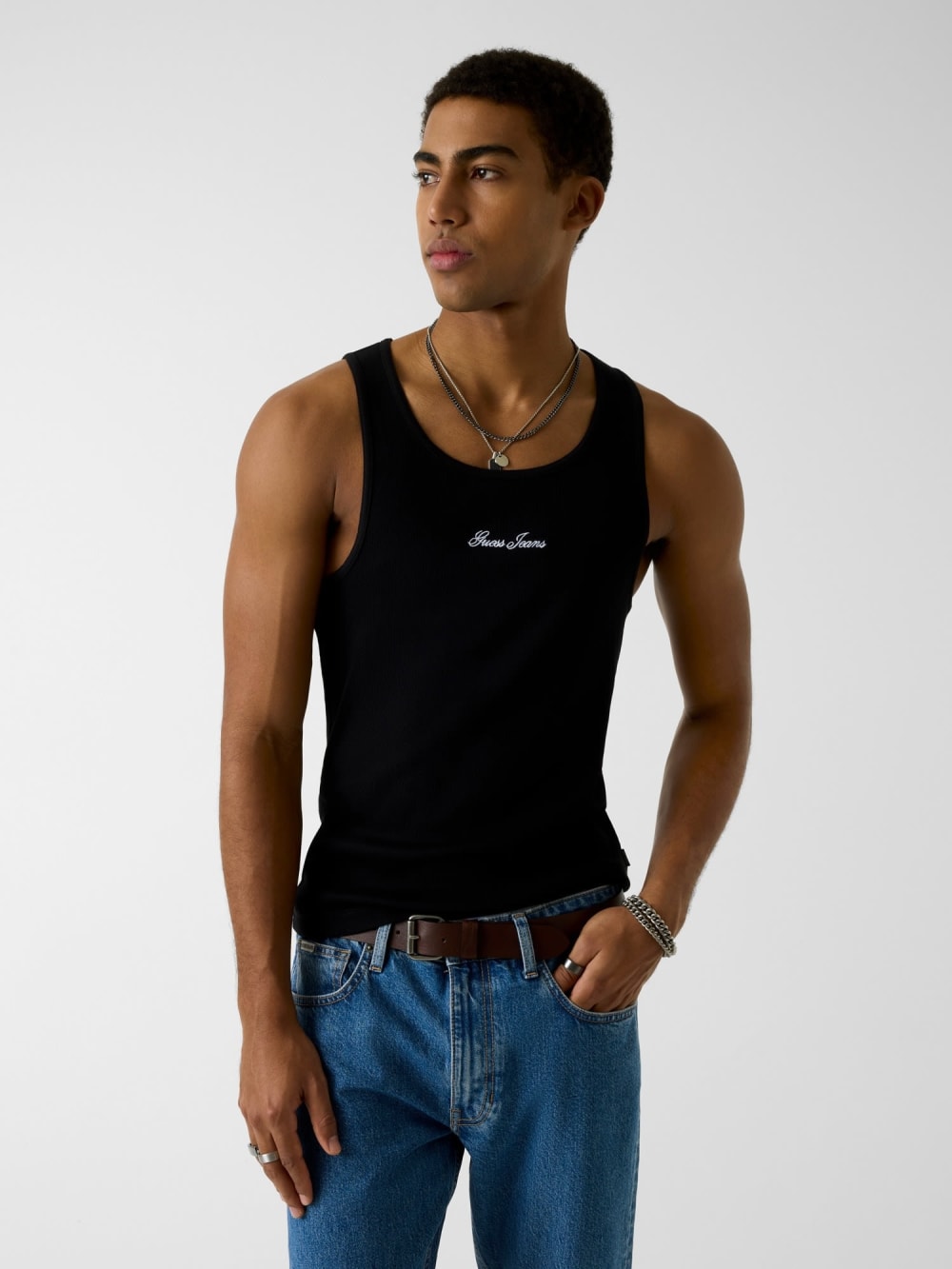Embroidered tank top - Guess