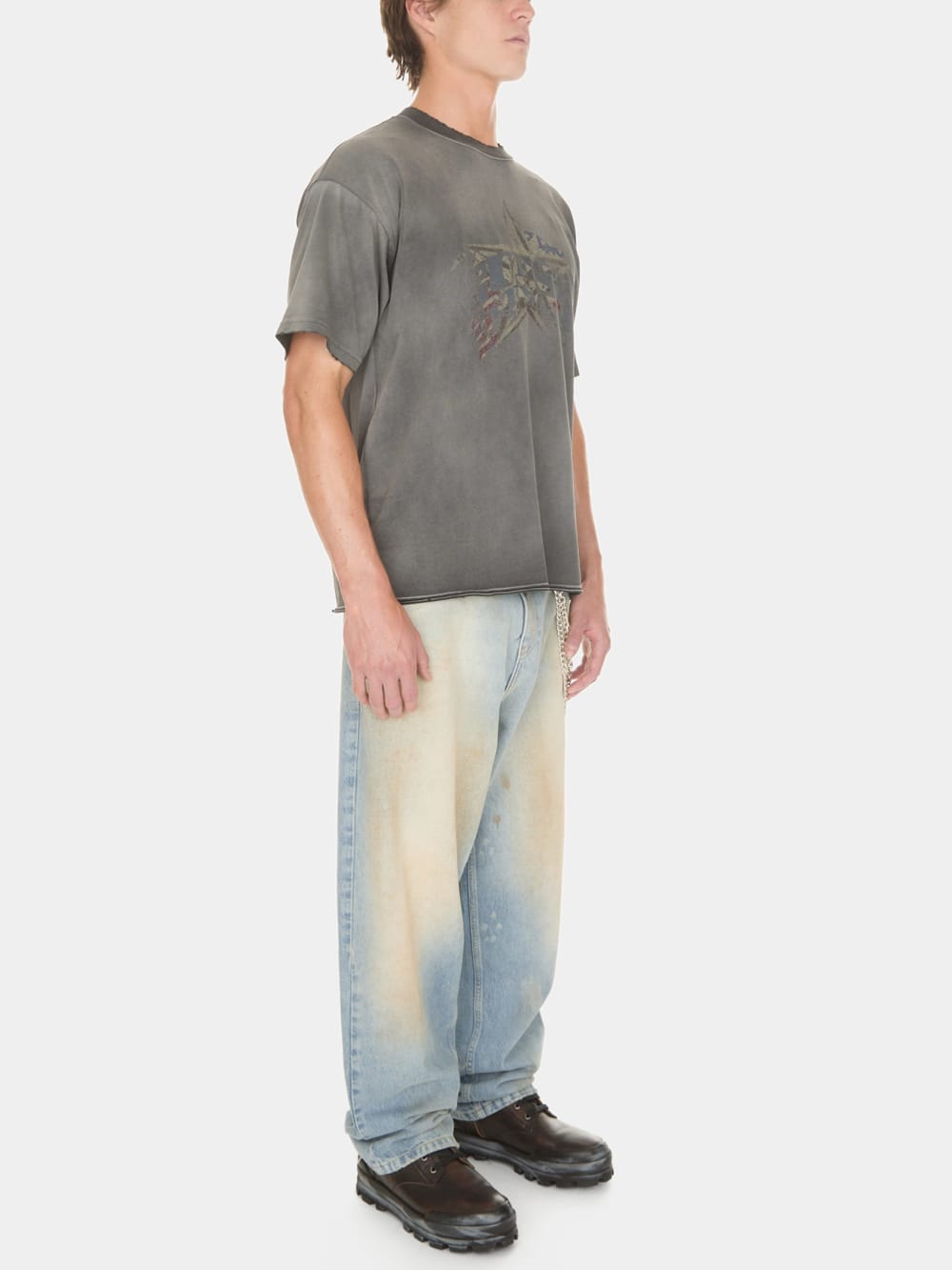 washed graphic tee - Guess
