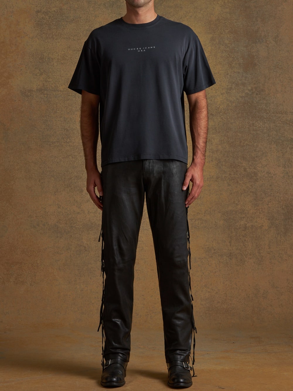 distressed logo tee - Guess