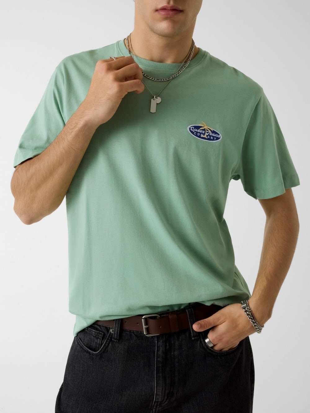 Embroidered logo t-shirt - Guess
