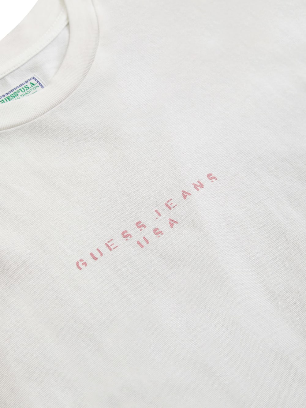 distressed logo tee - Guess