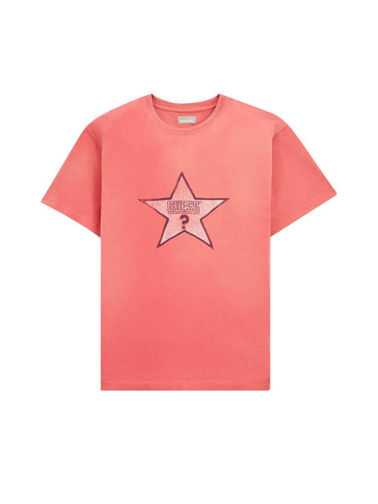 distressed star tee - Guess