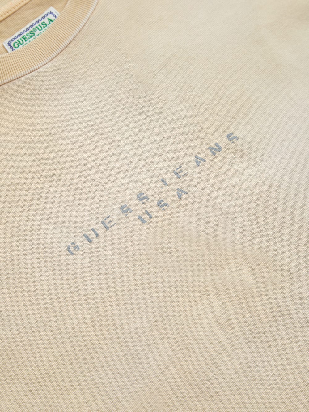 distressed logo tee - Guess