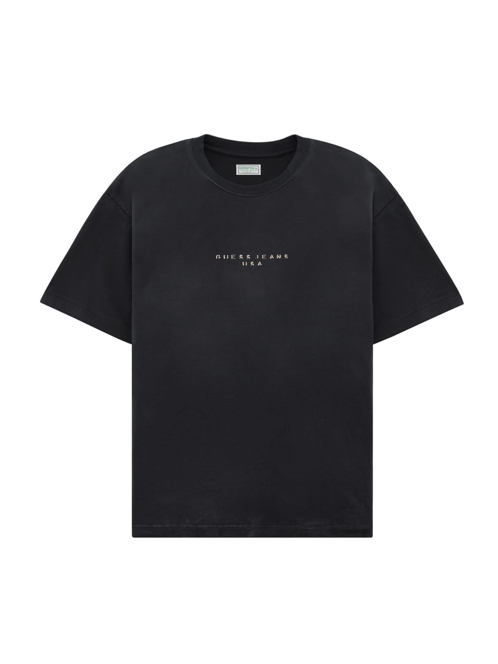 distressed logo tee - Guess