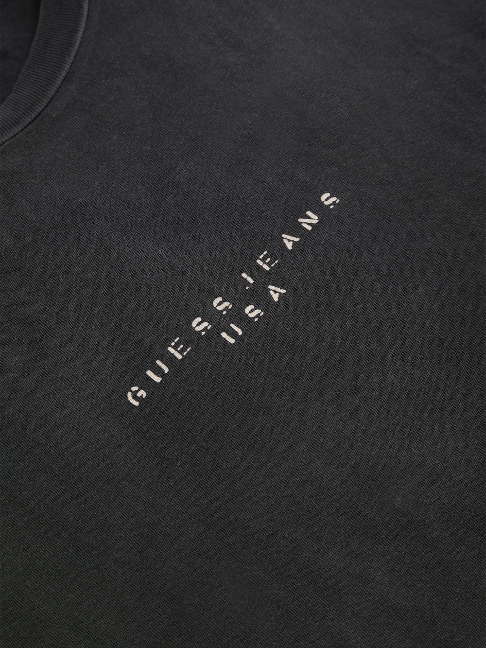 distressed logo tee - Guess