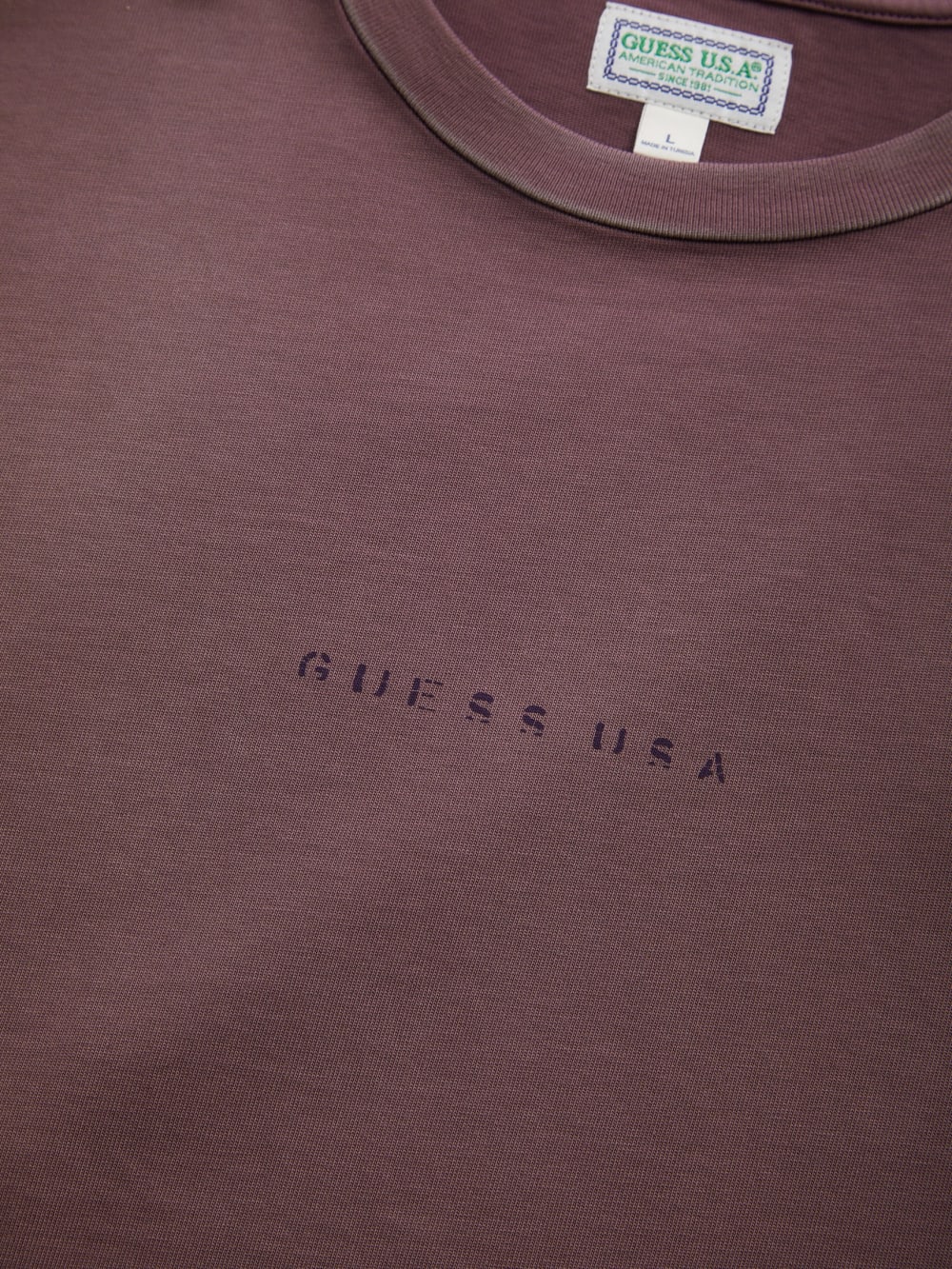 distressed logo tee - Guess