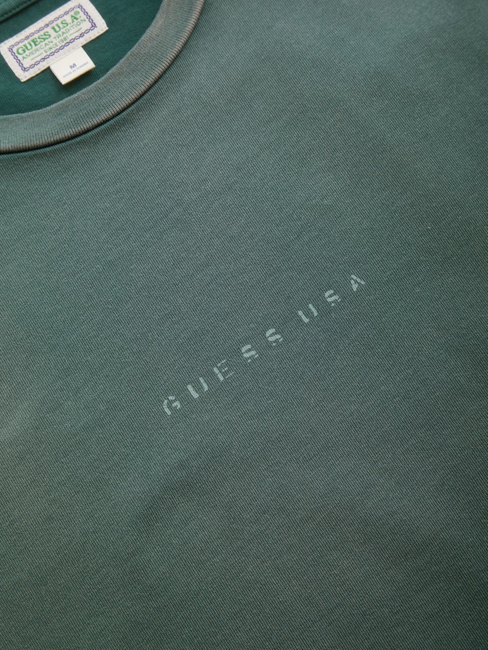 distressed logo tee - Guess