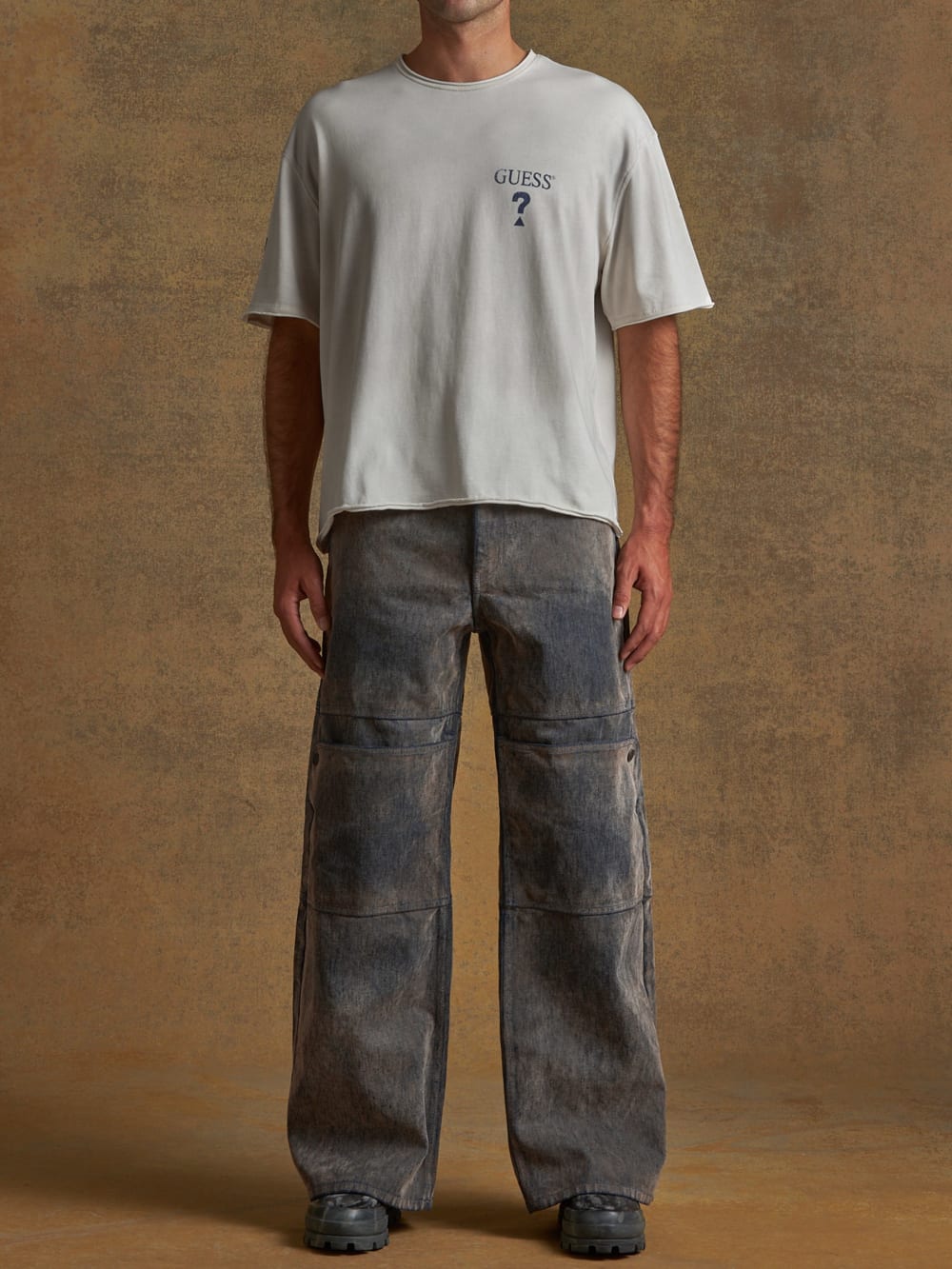 oversized logo tee - Guess