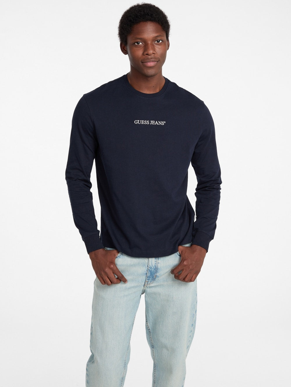 Crewneck Logo Tee - Guess