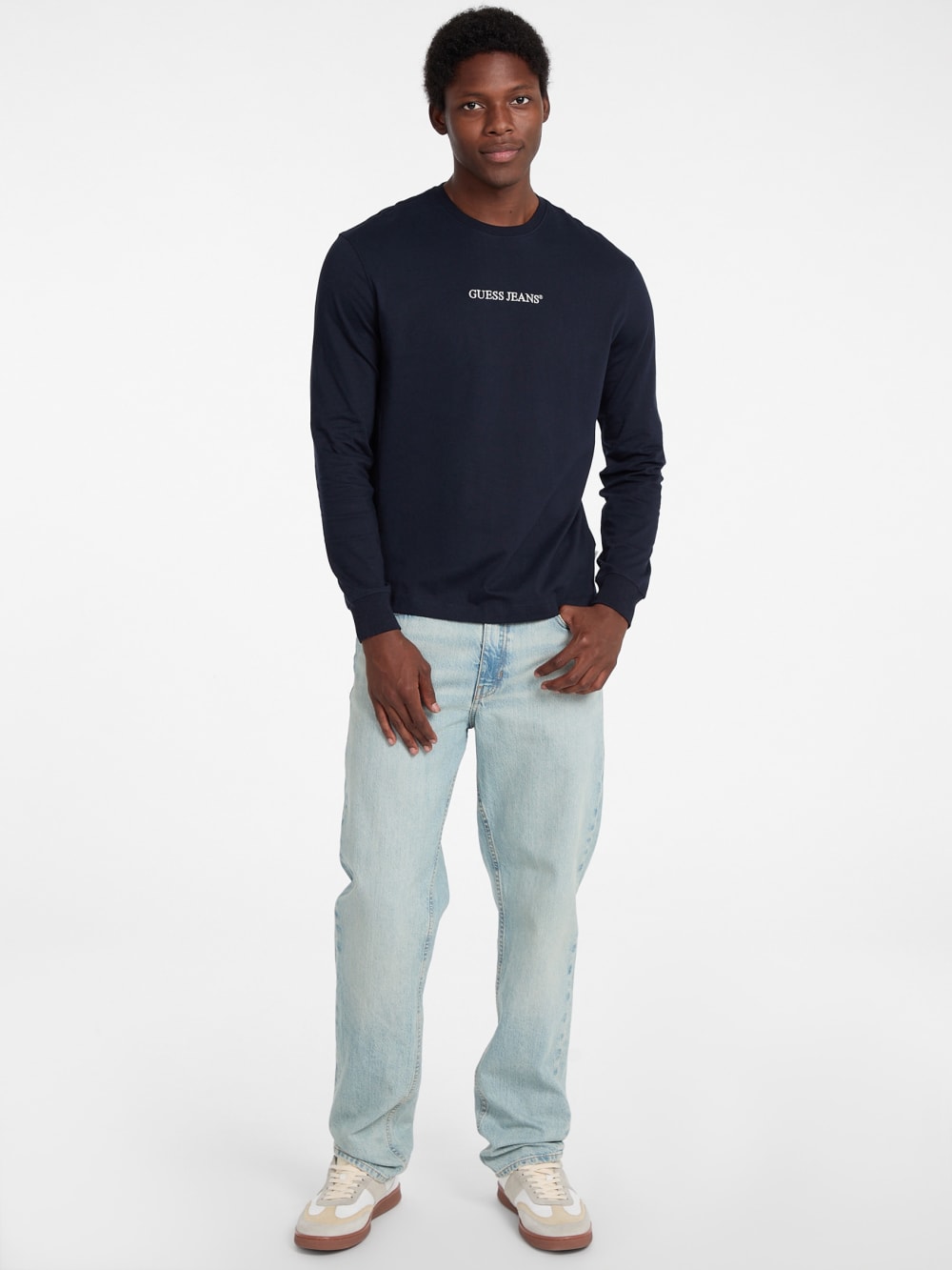 Crewneck Logo Tee - Guess