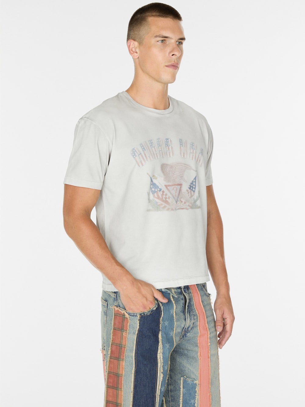 vintage graphic tee - Guess