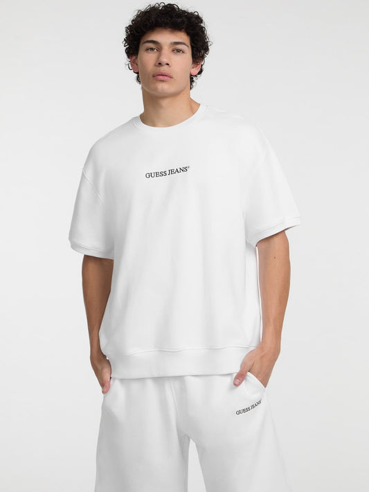 Crewneck Logo Sweater Tee - Guess