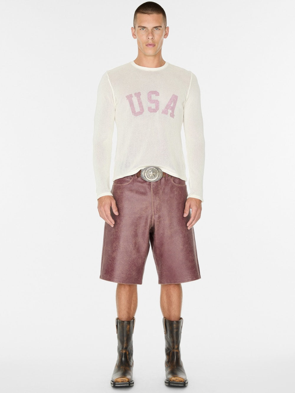 usa mesh tee - Guess