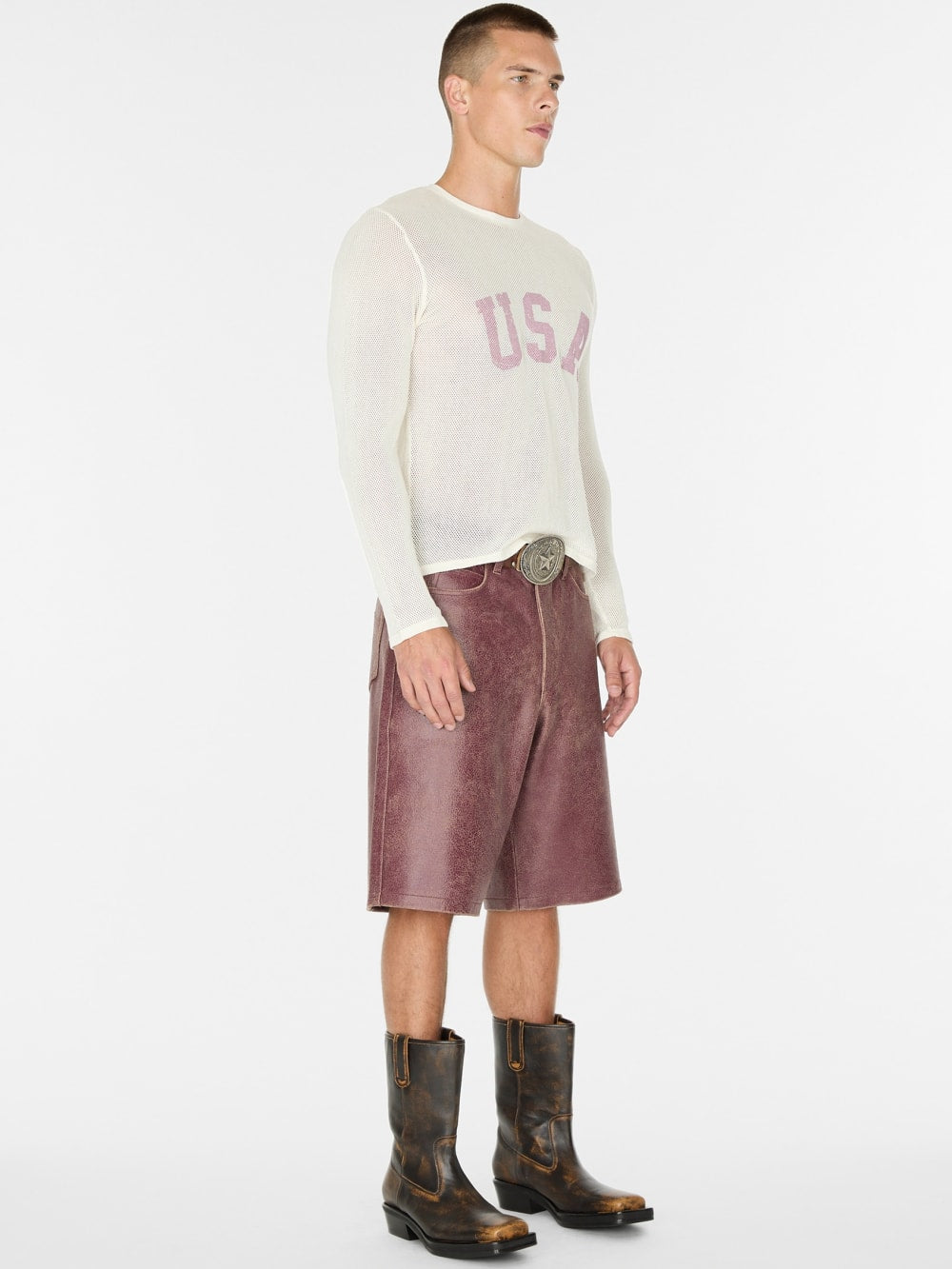 usa mesh tee - Guess
