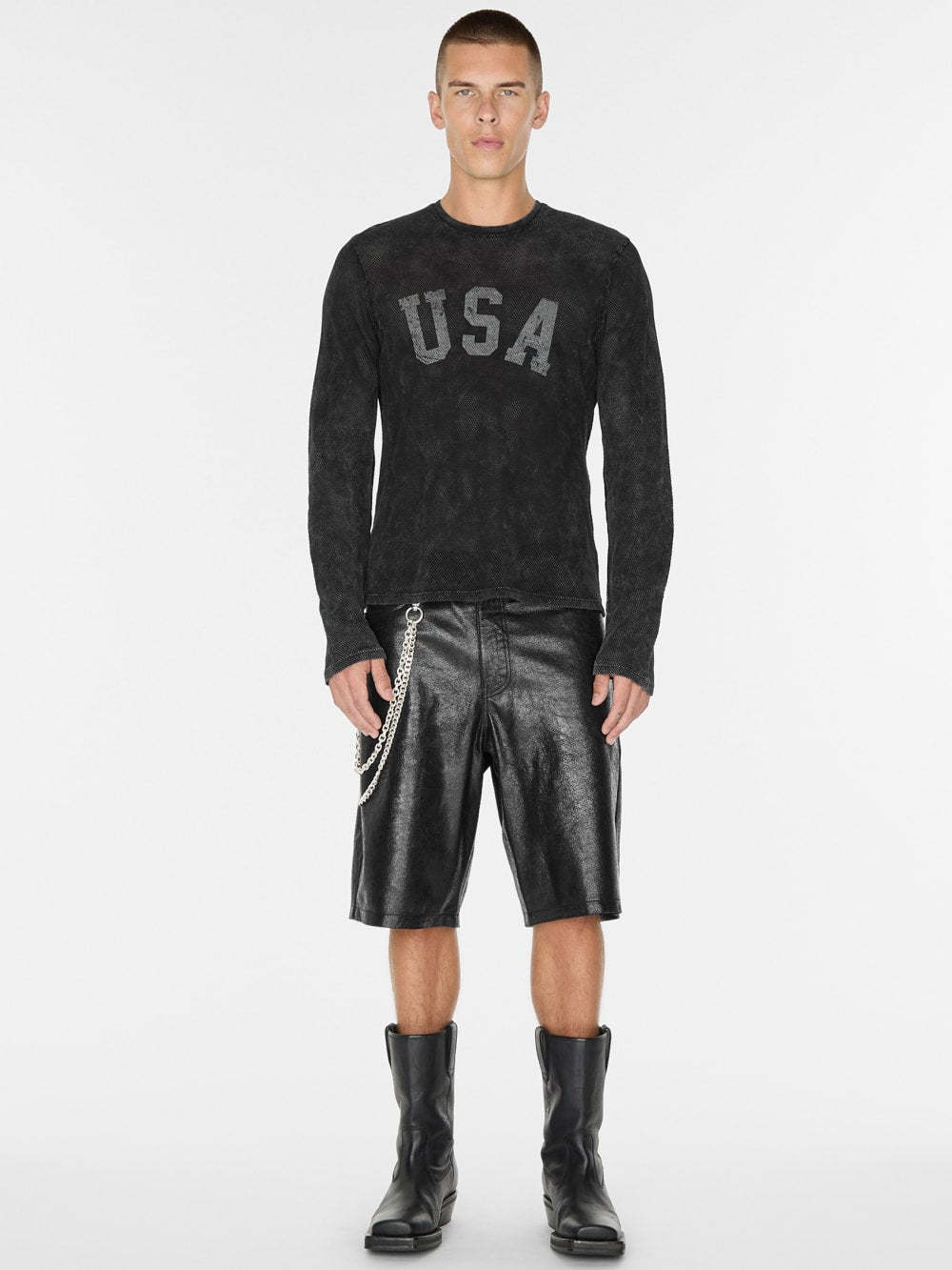 usa mesh tee - Guess