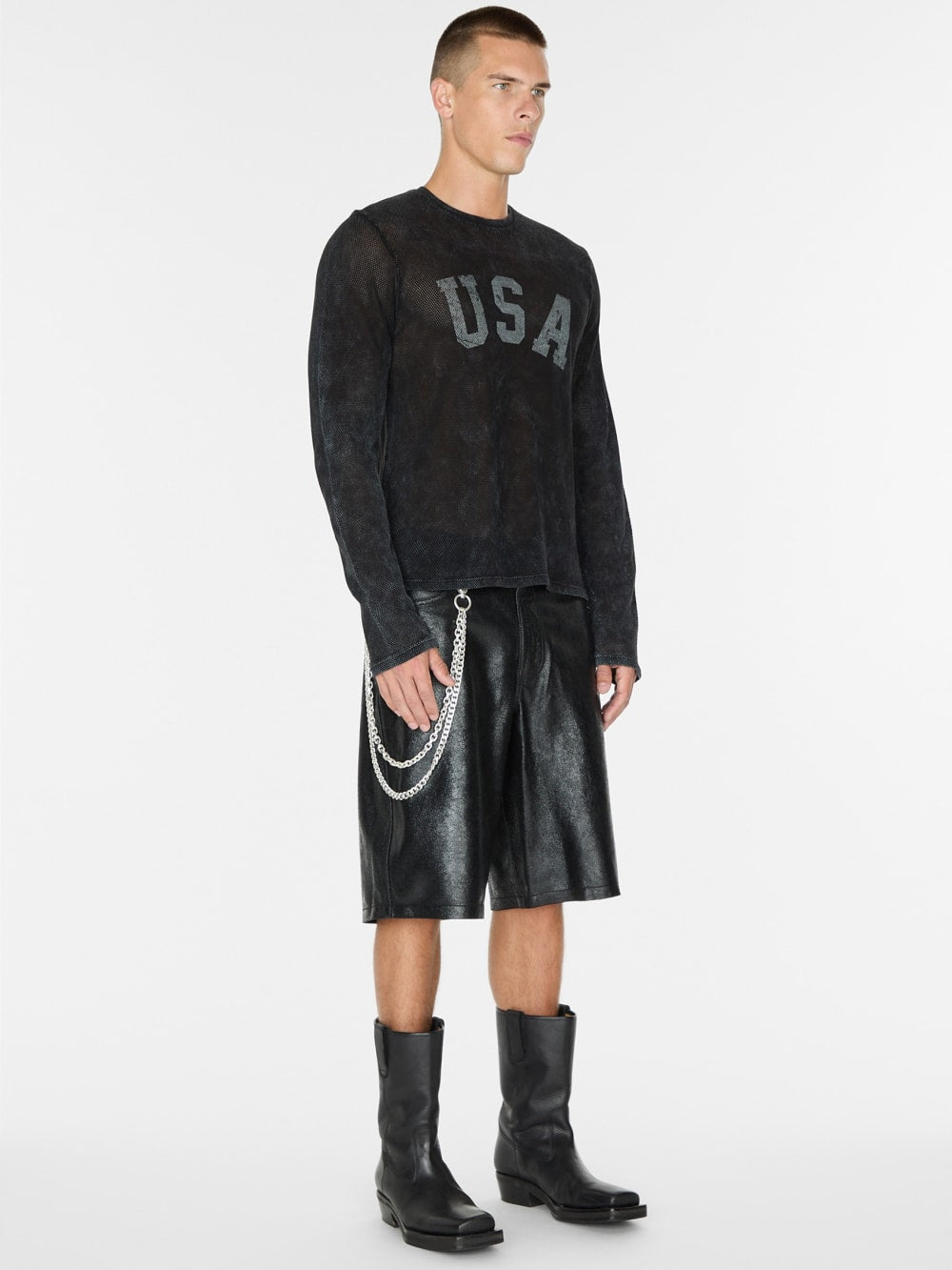 usa mesh tee - Guess