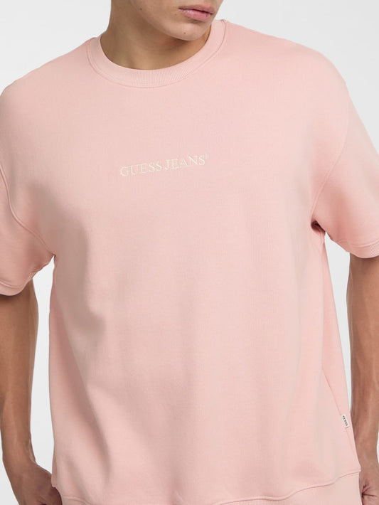 Crewneck Logo Sweater Tee - Guess