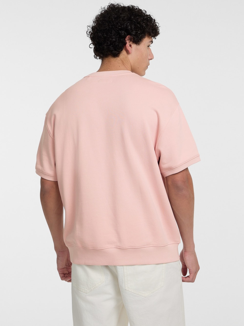 Crewneck Logo Sweater Tee - Guess